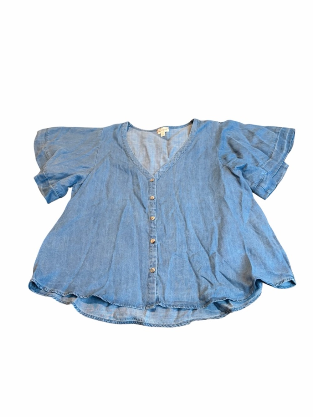 HEM & THREAD lightweight denim top